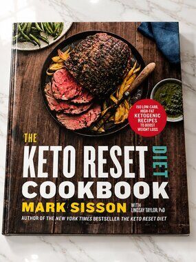 The Keto Reset Diet Cookbook Mark Sisson Hardcover NEW Keto Recipe Book